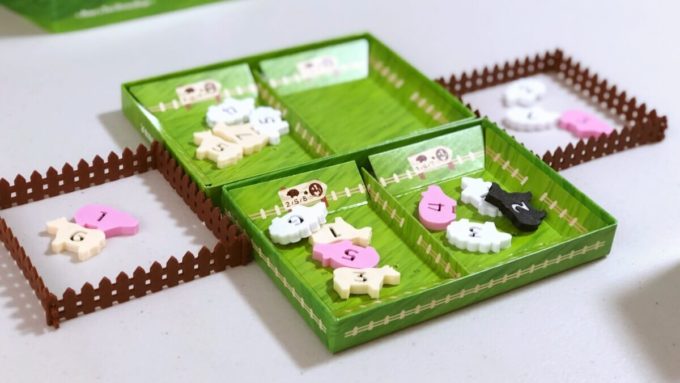 ボードゲームのペーターと2匹の牧羊犬