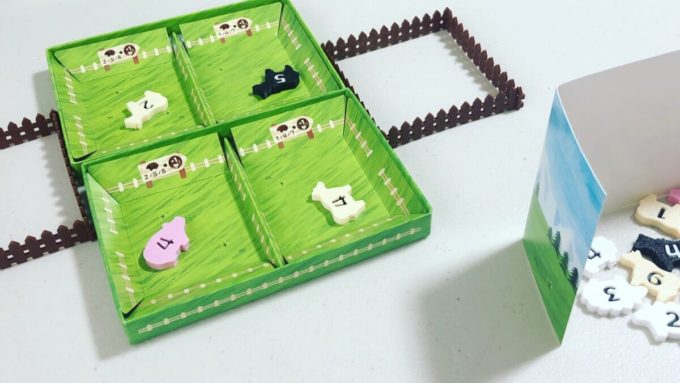 ボードゲームのペーターと2匹の牧羊犬