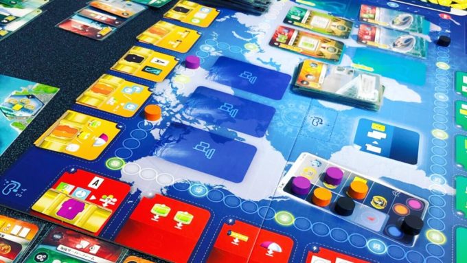 ボードゲームのアンダーウォーターシティーズ