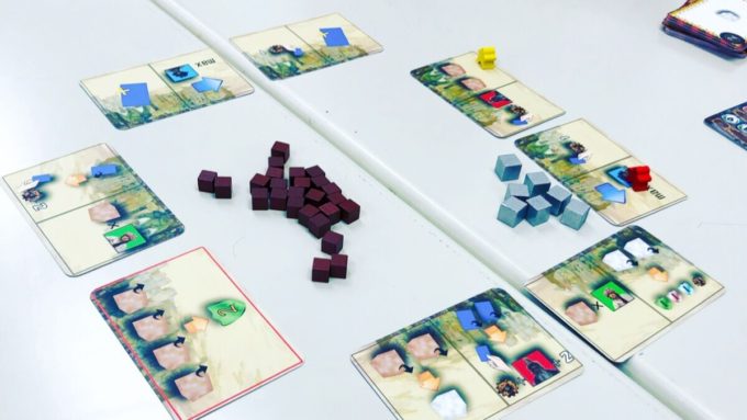 ボードゲームの銅と銀の交易者