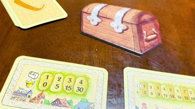 ボードゲームのカードカソンヌ