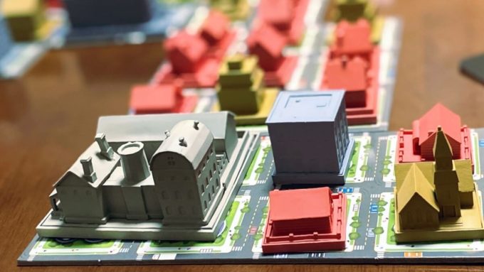 ボードゲームのビッグシティ