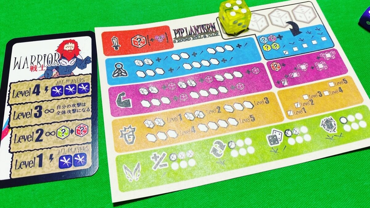 ボードゲームのピップランタン