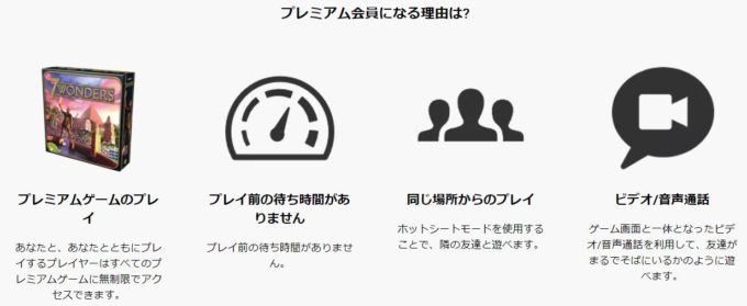 BGAのプレミアム会員