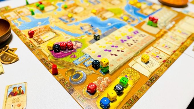 ボードゲームのマルコポーロの旅路