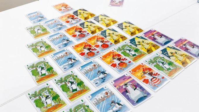 カードゲームのペンギンパーティー