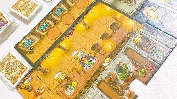 ボードゲームのティーフェンタールの酒場