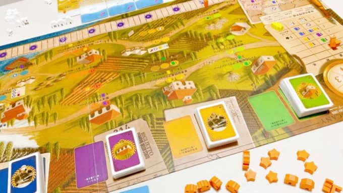 ボードゲームのワイナリーの四季