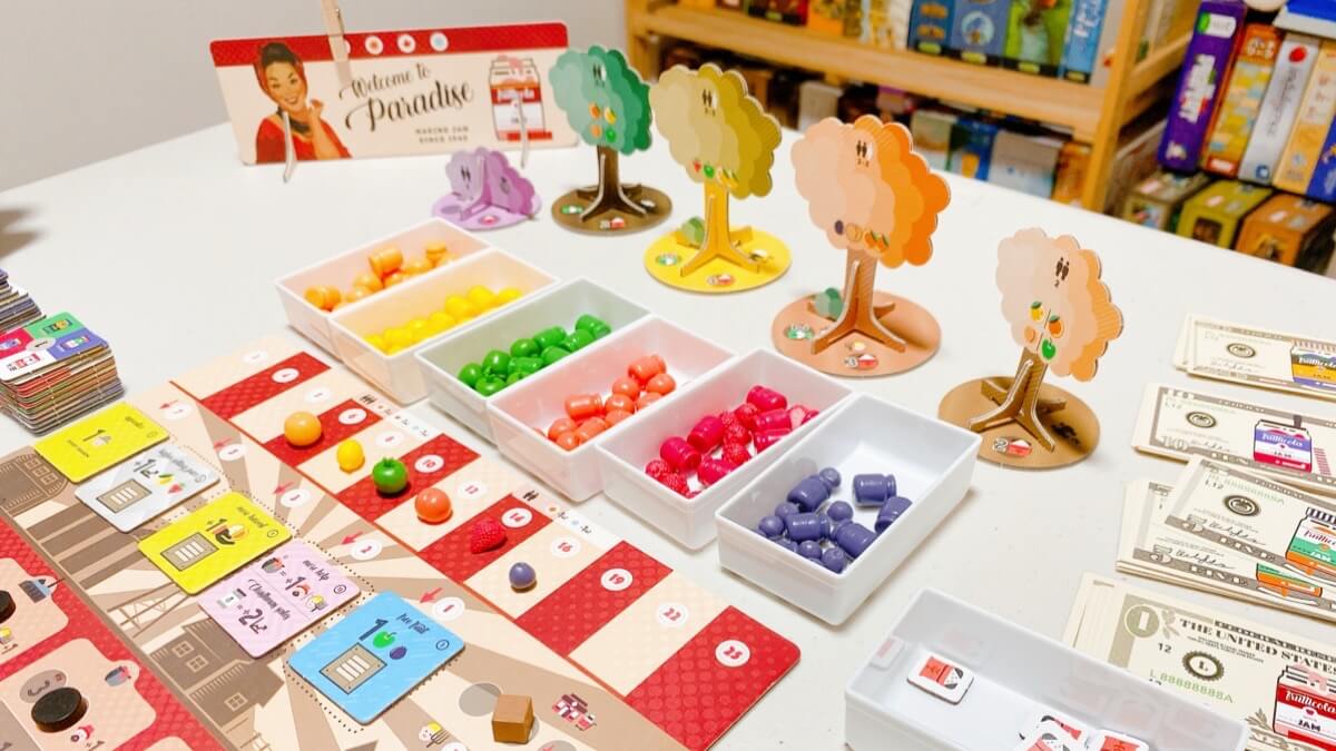 ボードゲームのフルティコラ