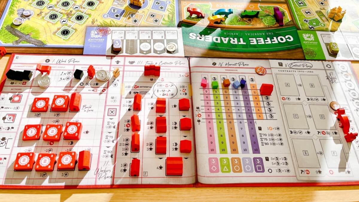 ボードゲームのコーヒートレーダーズ