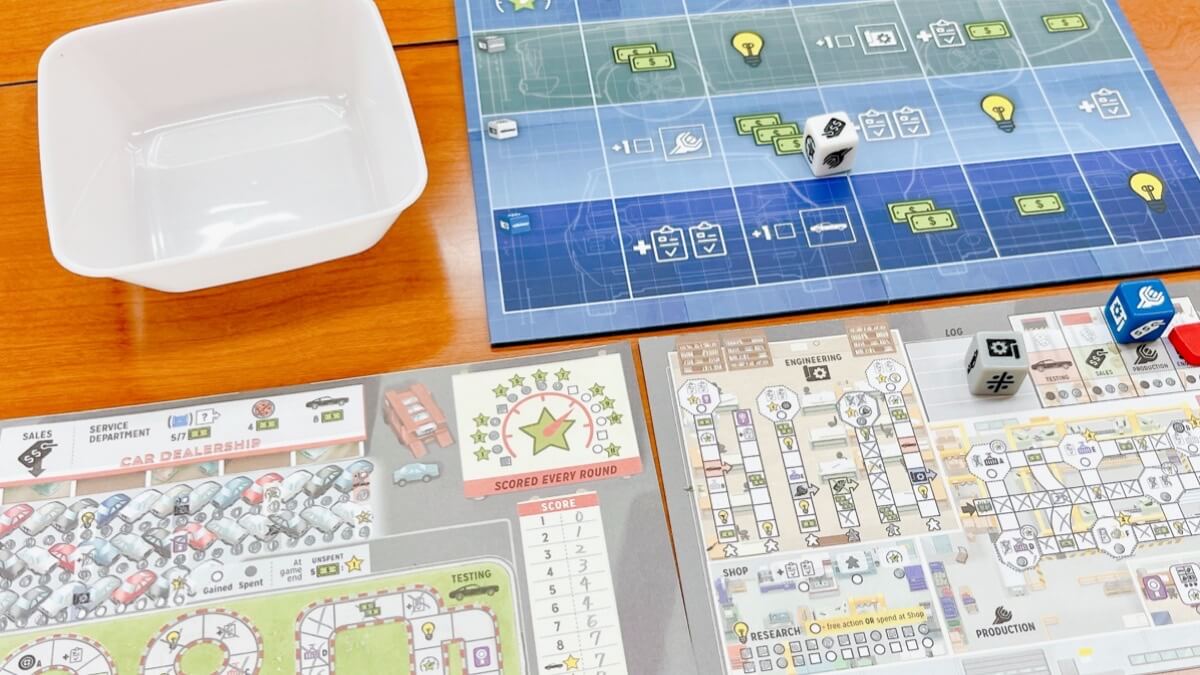 ボードゲームのモーターシティ