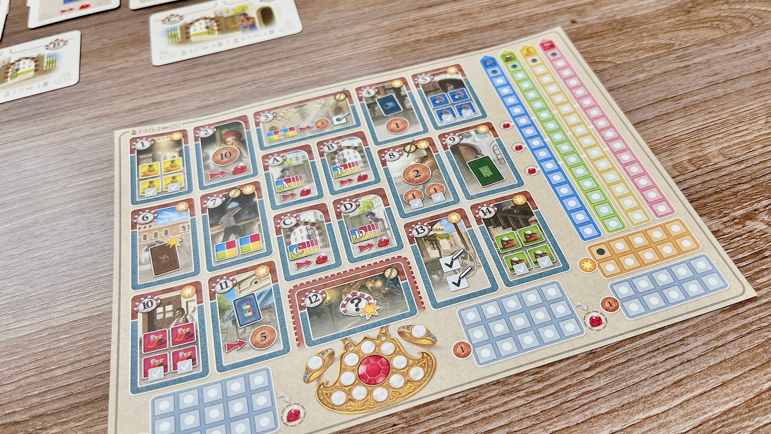 ボードゲームのイスタンブール選択と記録