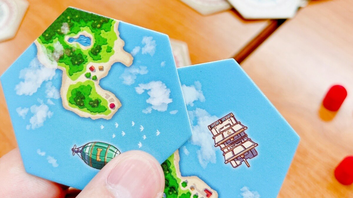 ボードゲームの空島の商人