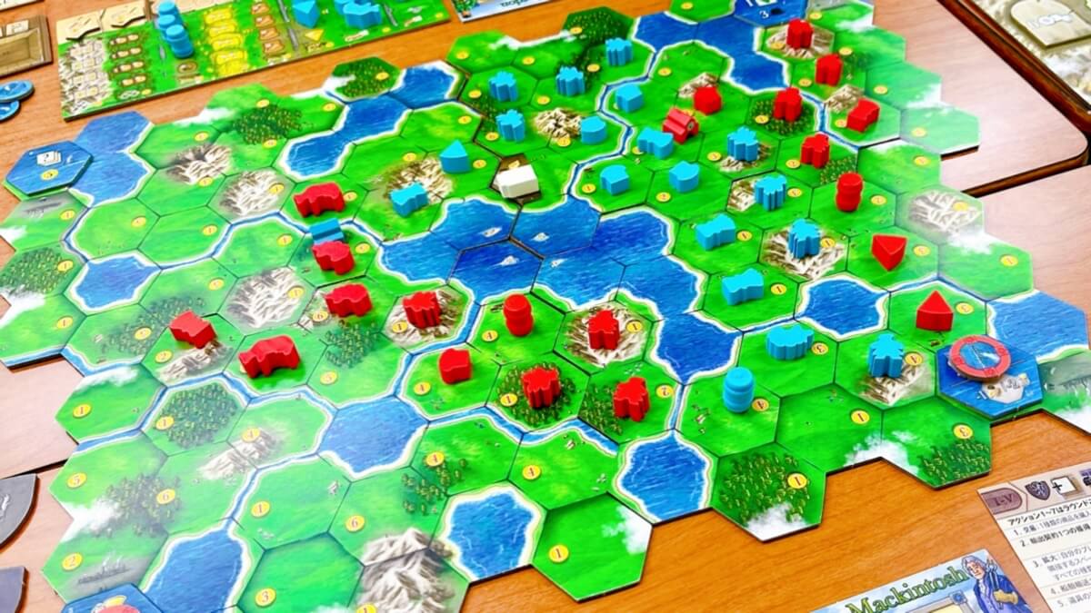ボードゲームのクランズオブカレドニア拡張